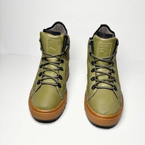 Puma Evolution The Ren Boots in Burnt Olive and Black Sz 8.5